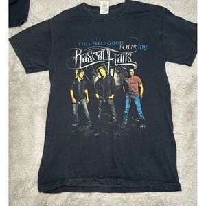 Y2K Rascal Flatts Still Feels Good Tour 2008 Black Concert T Shirt Mens Sz small